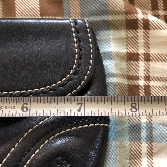 Coach Buckle Leather Wristlet - Picture 7 of 9